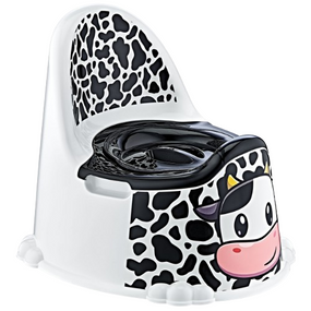 Горщик дитячик "Paty Potty" з декором ЗООПАРК (12) (корова)