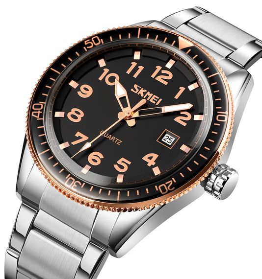 Чоловічий годинник Skmei 9232SRGBK Rose Gold-Black | Зображення 1