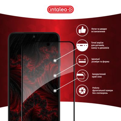Стекло защитное Intaleo Full Glue MOTO EDGE 30 Neo Black (1283126546709) | Зображення 2