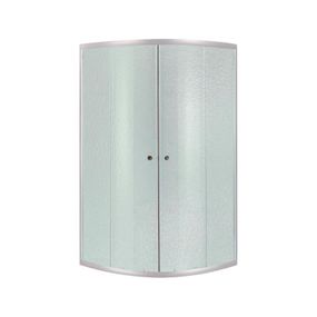 Душова кабіна Lidz Latwa SC80x80.SAT.LOW.FR, скло Frost 4 мм без піддона