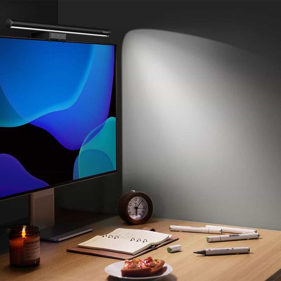 LED лампа для комп'ютера Baseus I-Wok2 Asymmetric Light Source Screen Hanging Light (Youth) Black | Зображення 3
