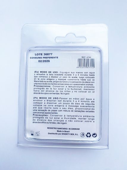 Бразильські масажні кульки MORE FLAVOUR (2 шт) Sex Aura | Зображення 1