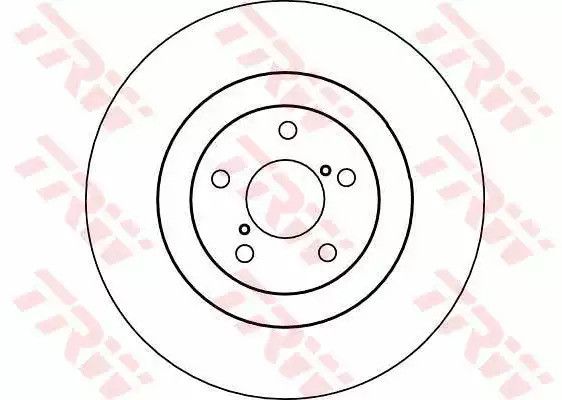 Диск гальмівний (1 шт.) SUBARU Forester/Impreza/Impreza Estate/Wagon (Plus)/Outback, TRW (DF4104) | Зображення 1