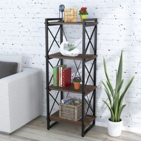 Стеллаж Loft Design Скиф 4-550 орех модена