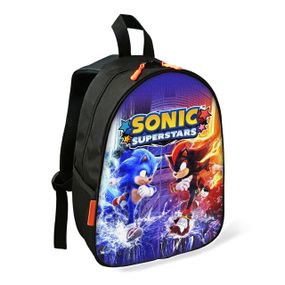 Рюкзак детский Супер Соник школьный/городской 34х27х13 см для мальчика (02592)