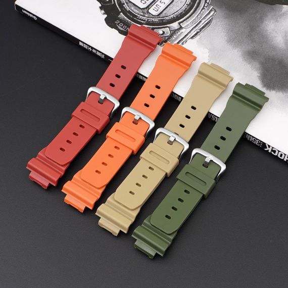 Ремінець для Casio G-Shock DW-6900 Orange SI | Зображення 3