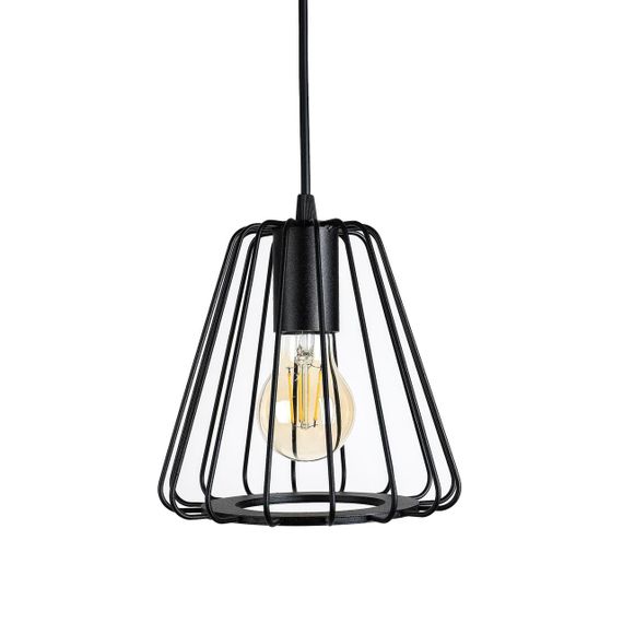 Світильник підвісний (люстра) Coneo P185 Чорний, Atmolight