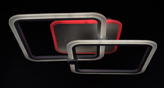 Люстра світлодіодна стельова LED світильник для квартири на стелю лед з пультом 25949 Білий 10х41х63 см. | Зображення 8