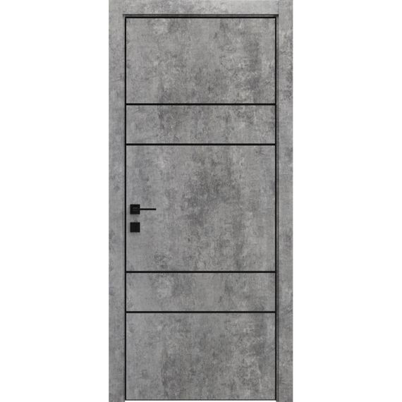 Двері міжкімнатні Rodos MODERN Flat-04 INSIDE Графіт