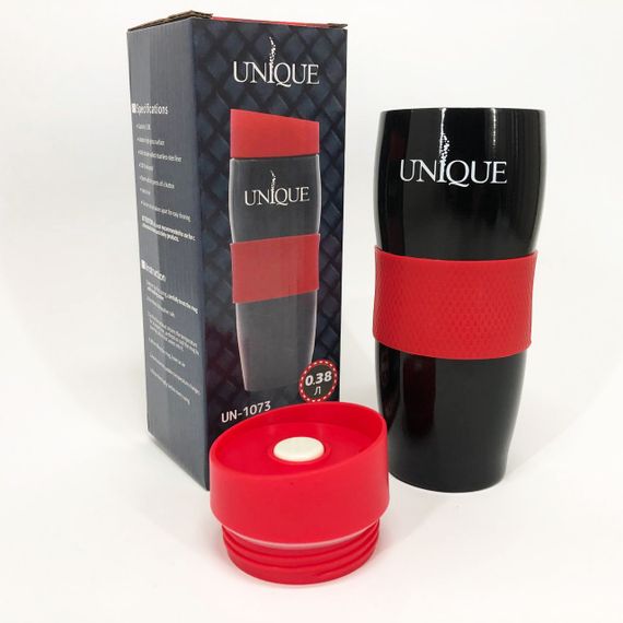 Термокухоль UNIQUE UN-1073 0.38 л Термокухоль для школярів, Якісний сімейний термос. Колір: червоний | Зображення 6