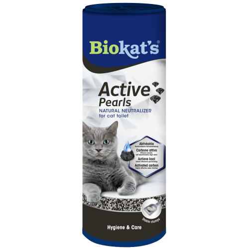 Дезодорант для кошачього туалету Biokat's Active Pearls з активованим вугіллям 700 мл