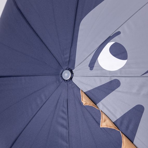 Класична дитяча парасолька-тростина механічна з поліестеру міцна надійна 8 спиць діаметр 89 см Синій HP-23-12BL | Зображення 7