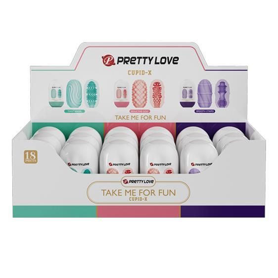 Набор мастурбаторов - Pretty Love Cupid-X Egg Set, 18 шт. sexstyle