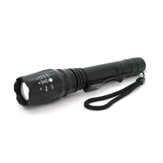 Фонарь ручной Watton WT-241.1LED Cree Q5.3W, 5 режимов, ZOOM, 2х18650/2800mah
