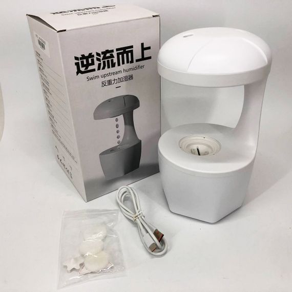 Настольный увлажнитель с арома-функцией UKC Anti Gravity Humidifier 800 мл, Увлажнитель на стол в офис KN-80 | Зображення 1