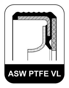 Ущільнювальне кільце, розподільний вал 28x47x8 ASW RD PTFE/ACM ELRING (159714)