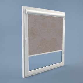 Рулонная штора Rolets Кинга 2-406-575 57.5x170 см закрытого типа Светло-коричневая