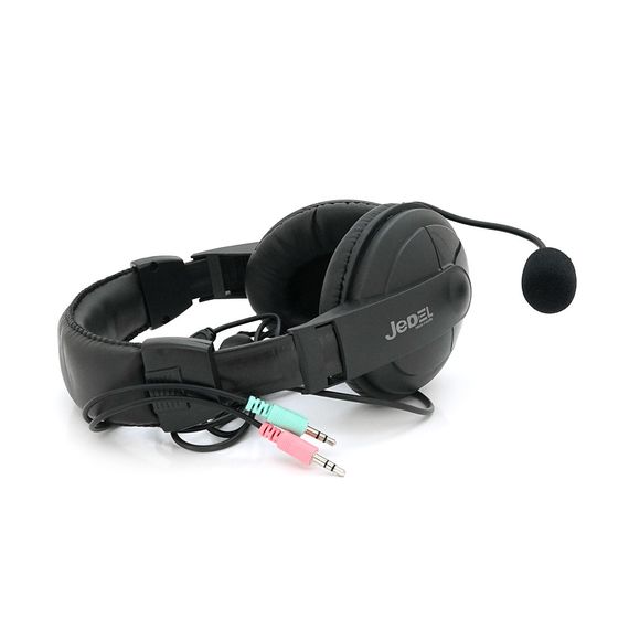 Наушники ведущие Jedel JD-750, с микрофоном, Black