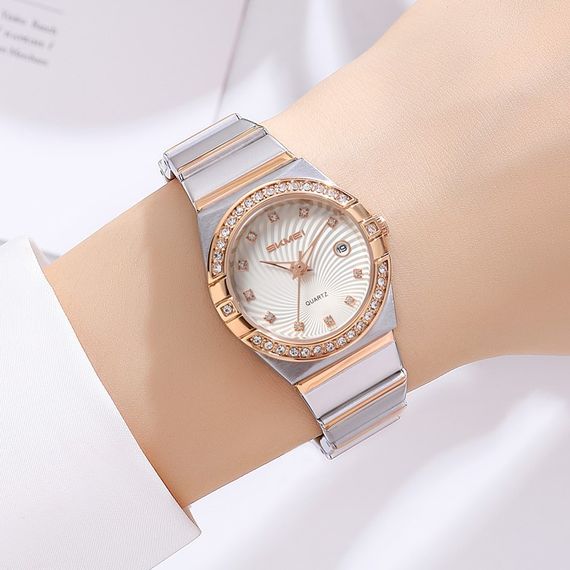 Жіночий класичний годинник Skmei 2342TRG Rose Gold | Зображення 2