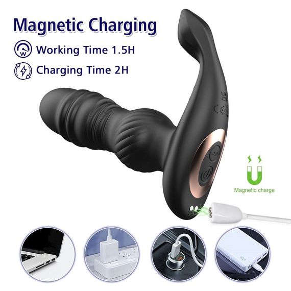 Масажер простати з пультом керування EROSPACE MEN'S PLAY B4 sexstyle | Зображення 7