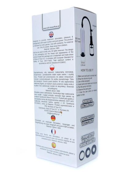 Вакуумная помпа - Powerpump Max 0.2 Black&Clear sexstyle | Зображення 5