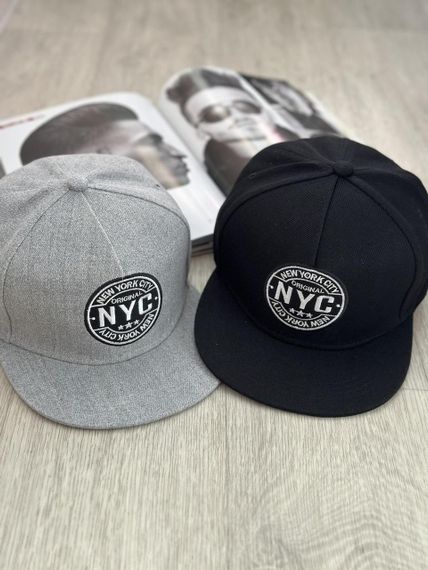 Кепка снепбек (Snapback) Нью-Йорк NYC Сірий 56-61р (9065) | Зображення 6