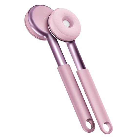 Звукова світлодіодна щітка для всього тіла GESKE Sonic LED Full-Body Brush&Intensive Exfoliator 9в1 aquamarine, Рожевий | Зображення 5