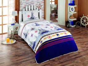 Комплект постільної білизни з покривалом Kristal Young 160×230 см Yelkenli