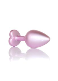 Анальная пробка - Jewellery Pearl Pink Heart Plug Clear M Sex Aura