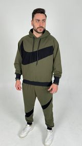 Костюм Nike з худі хакі