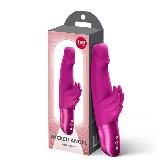 Вибратор-кролик Fun Factory Wicked Angel Magenta Sex Aura | Зображення 1