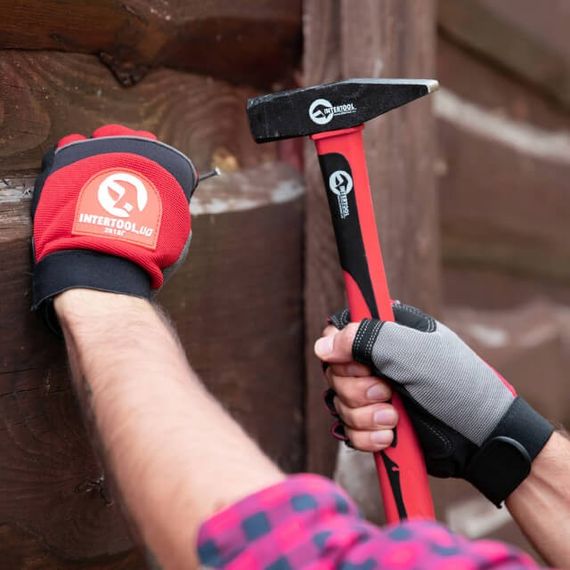 Молоток 500 г, ручка з фібергласу INTERTOOL HT-0205 | Зображення 3