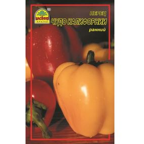 Насіння перцю Каліфорнійське диво червоне 0,3 г (Насіння країни)