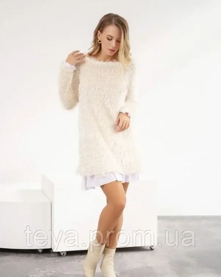 Плаття для жінок колір бежевий FI_005814