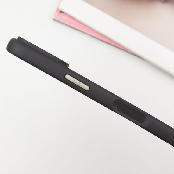 TPU+PC чохол Blueo Skin Friendly Frosted with MagSafe для Apple iPhone 16 Pro (6.3") Чорний | Зображення 4