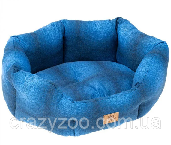 Лежак для собак та котів Ferplast Domino 50 Jeans синій 50x40x18 см 82248099