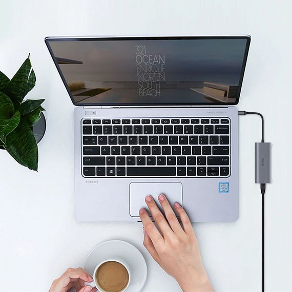 Переходник HUB WIWU Alpha 831HRT Grey | Зображення 1