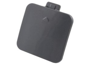 BMW 5 E60 (03-07) заглушка буксировочного крюка в передній бампер сірий 5 х 5 см