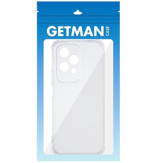 TPU чохол GETMAN Ease logo посилені кути Full Camera для Honor 200 Lite Безбарвний (прозорий) | Зображення 2