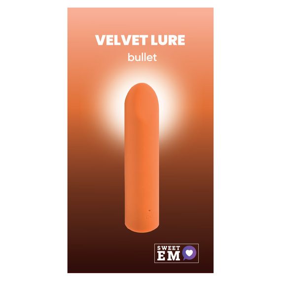 Віброкуля Sweet Em Bullet, помаранчева, 9,8 × 4,2 см Sex Aura