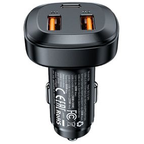 АЗУ Acefast B9 PD36W+QC4.0 total 66W (2USB-A/1C) Black