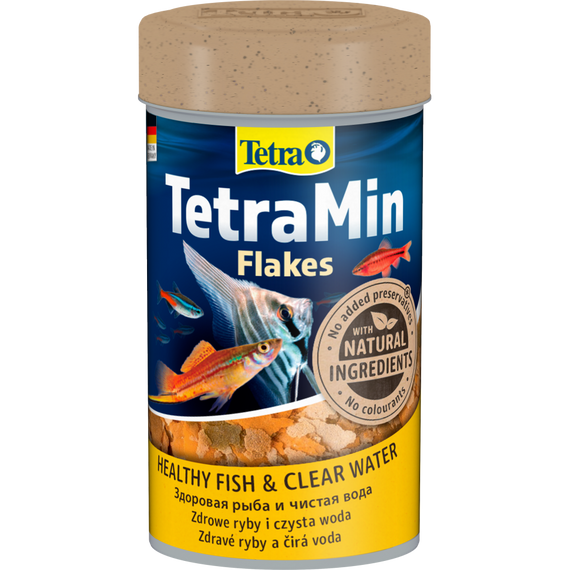 Корм сухий Tetra Min Flakes для тропічних акваріумних рибок в пластівцях 100 мл