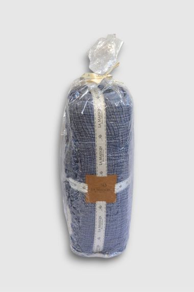 Муслиновое покрывало La Maison 230×240 Selin Mavi - Ekru | Зображення 3