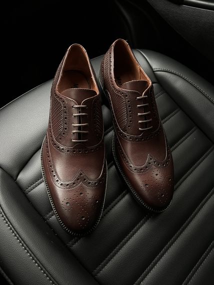 Шикарні коричневі оксфорди 38 розмір | Зображення 4