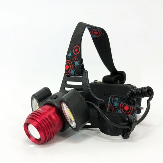 Потужний ліхтар на голову, Компактний налобний ліхтар для рятувальників на голову KM-58 | Зображення 1