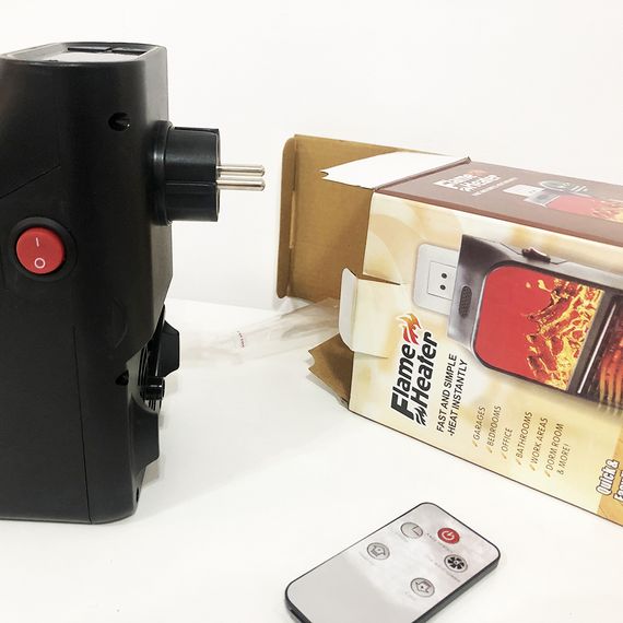 Электрические обогреватели для квартиры Flame Heater 1000 Вт, Мощный тепловентилятор для квартиры WP-38 | Зображення 5