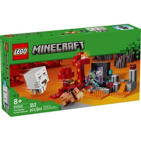 Конструктор LEGO Minecraft Засада у портала в Нижний мир 352 деталей (21255)