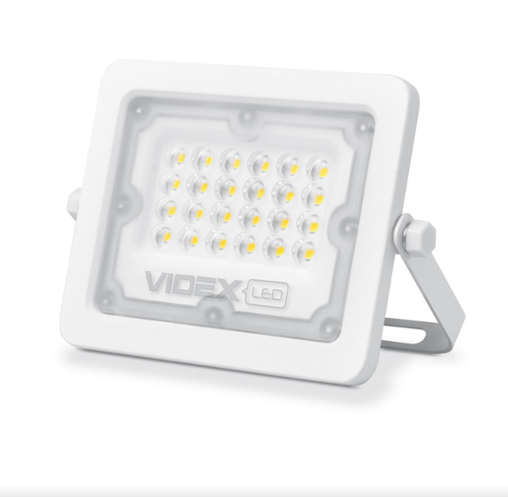 LED Прожектор 20W 5000К 220V білий VL-F2e-205W Videx | Зображення 1