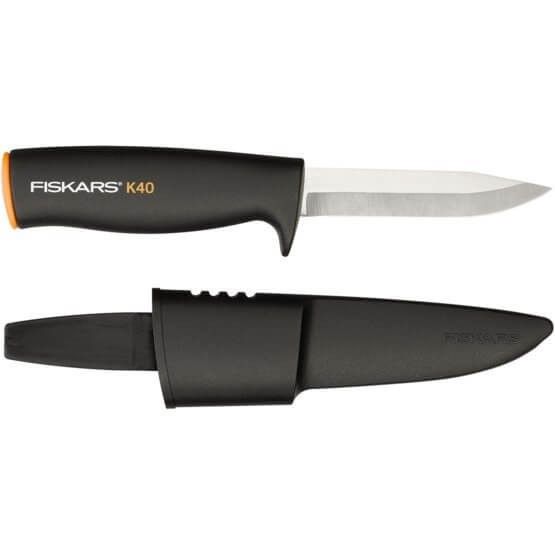 Ніж загального призначення Fiskars з чохлом K40 125860 (1001622)