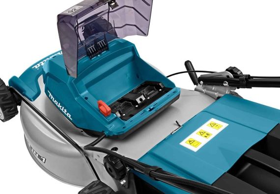 Газонокосарка акумуляторна Makita DLM460PT2 (46 см, 20-75 мм, 60 л, BL, LXT) | Зображення 6